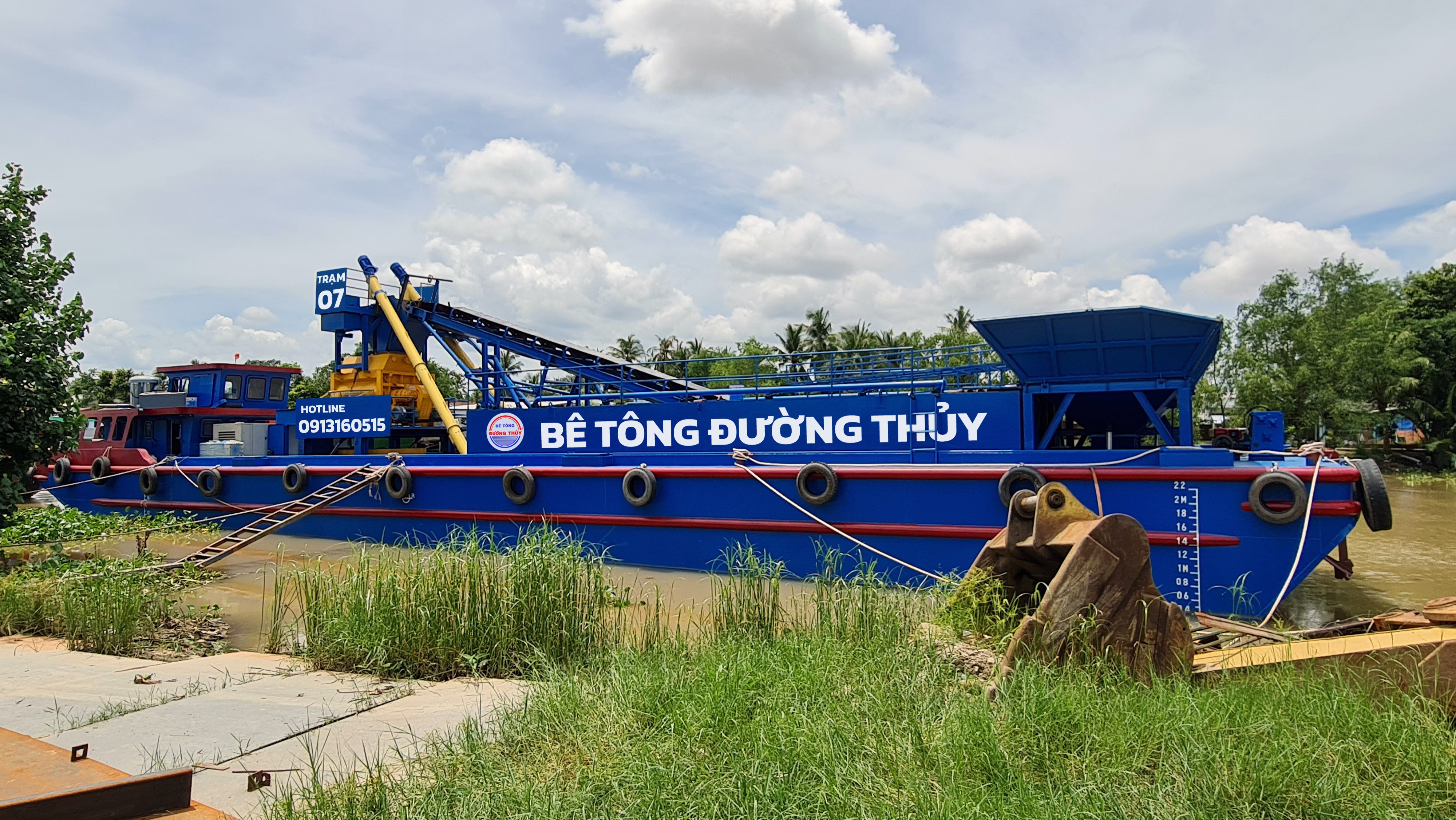 TÀU TRẠM TRỘN BÊ TÔNG SỐ 07
