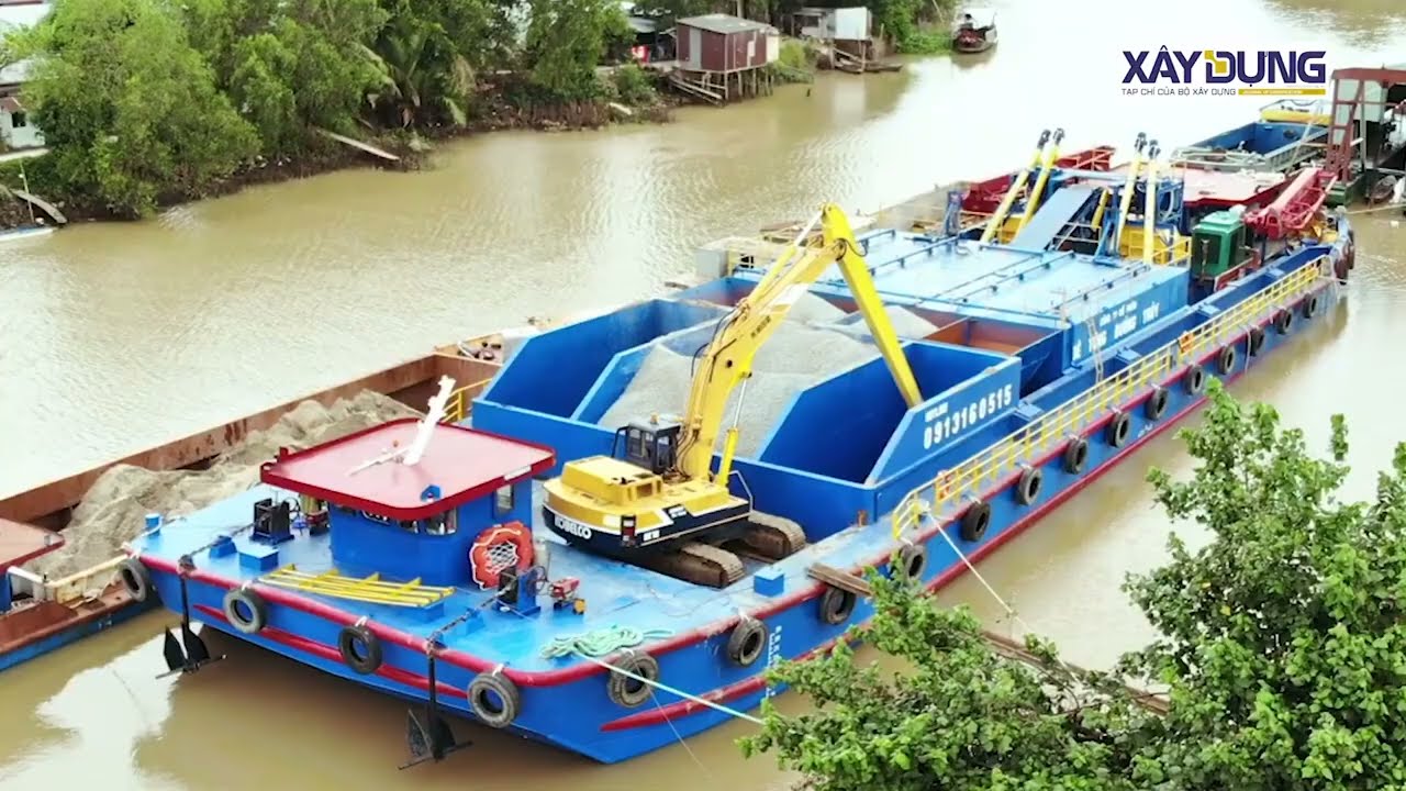 Giải pháp cung cấp bê tông trên phương tiện thủy